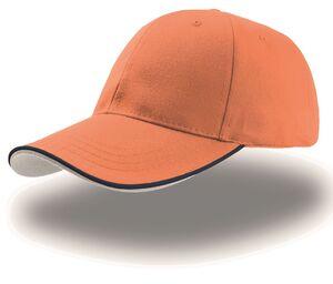 ATLANTIS AT006 - ZOOM PIPING CAP SANDWICH Orange