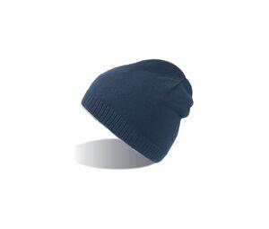 Atlantis AT117 - Beanie with Cotton Jersey Lining Navy