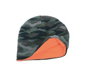 ATLANTIS AT122 - Bonnet réversible camouflage Camouflage / Orange