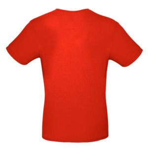 B&C BC01T - Maglietta da uomo 100% cotone Fire Red
