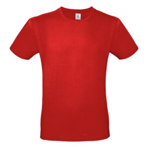 B&C BC01T - Maglietta da uomo 100% cotone Deep Red 