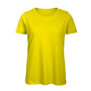 B&C BC02T - Tee-shirt femme col rond 150 Solar Yellow