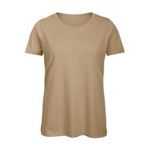 B&C BC02T - Tee-shirt femme col rond 150 Sand