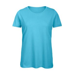 B&C BC02T - Tee-shirt femme col rond 150 Turquoise