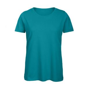 B&C BC02T - Maglietta da donna 100% cotone Real Turquoise