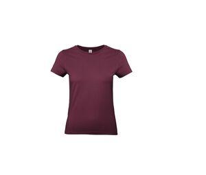 B&C BC04T - Tee-shirt femme col rond 190 Burgundy