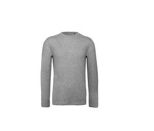 B&C BC070 - Tee-shirt coton bio homme LSL Sport Grey