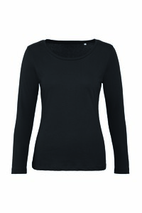 B&C BC071 - Tee-shirt coton bio femme LSL Black