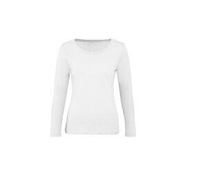 B&C BC071 - Tee-shirt coton bio femme LSL White
