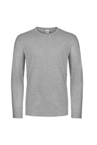 B&C BC07T - T-shirt da uomo a manica lunga Sport Grey