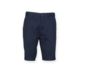 FRONT ROW FR605 - Short stretch homme sans pince Navy