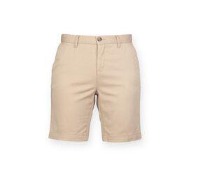 Front row FR606 - LADIES STRETCH CHINO SHORTS Stone