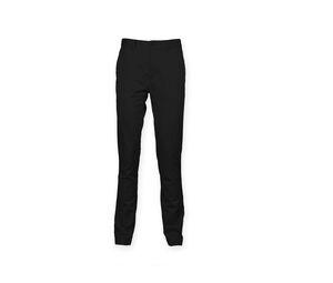 Front row FR621 - MENS STRETCH CHINO TROUSERS Schwarz