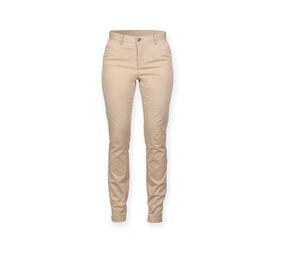 FRONT ROW FR622 - Pantalon stretch femme sans pince Stone
