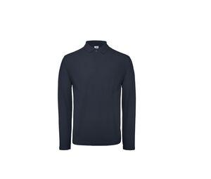B&C ID1LS - Polo manches longues homme Navy