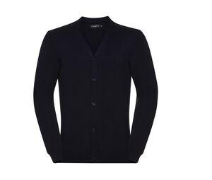 RUSSELL JZ71M - Cardigan homme col V Navy
