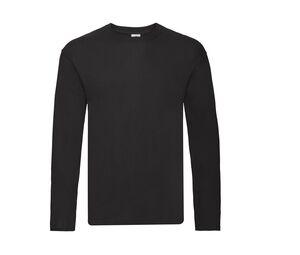 Fruit of the Loom SC223 - Long Sleeve T-Shirt Black