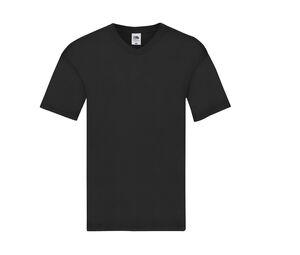 FRUIT OF THE LOOM SC224 - Tee-shirt col V Black