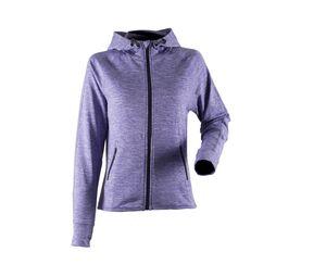 TOMBO TL551 - Sweat capuche sport femme Purple Marl