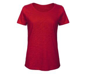B&C BC047 - Camiseta de Algodón Orgánnico para Mujer Chic Red