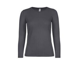 B&C BC06T - Tee-shirt femme manches longues Dark Grey