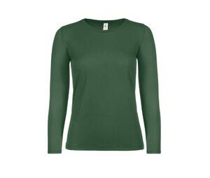 B&C BC06T - Tee-shirt femme manches longues Bottle Green