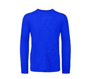 B&C BC070 - Tee-shirt coton bio homme LSL Cobalt Blue