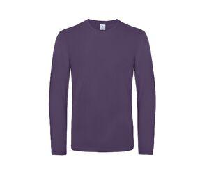 B&C BC07T - T-shirt da uomo a manica lunga Urban Purple