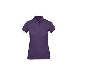 B&C BC401 - Shirt da polo biologica da donna Radiant Purple