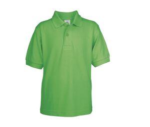 B&C BC411 - Safran Kinder Poloshirt Real Green