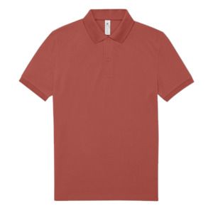 B&C BCID1 - Kurzarm Poloshirt für Herren Pixel Coral
