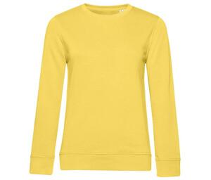 B&C BCW32B - Women's Organic Round Neck Sweatshirt Yellow Fizz