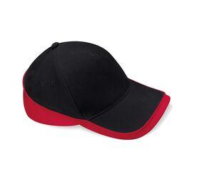Beechfield BF171 - Teamwear Competition Cap Black / Classic Red