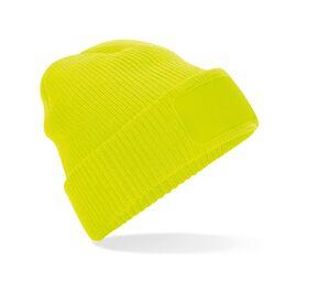 Beechfield BF440 - thinsulate™ beanie with branding area Fluo Yellow
