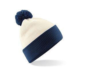 BEECHFIELD BF451 - Bonnet bicolore Snowstar® Off White / French Navy