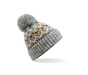 Beechfield BF458 - Beanie with Blizzard Pompon Forager Fusion