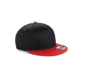 Beechfield BF615 - YOUTH SIZE SNAPBACK Black / Bright Red