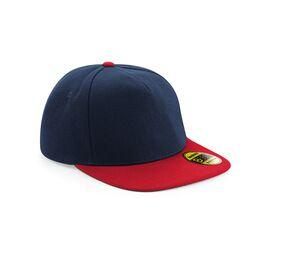 Beechfield BF660 - Snapback Cap French Navy / Classic Red