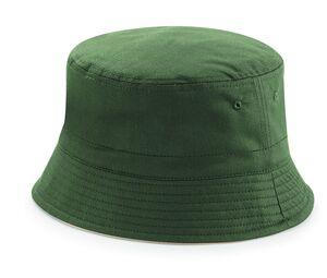 BEECHFIELD BF686 - Reversible Bucket Hat Olive Green / Stone