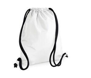 BAG BASE BG110 - Sac gym premium White / Black