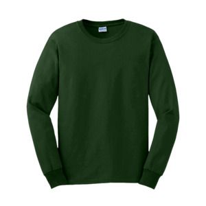 Gildan GN186 - T-Shirt De Manga Comprida Ultra Cotton Adult Forest Green
