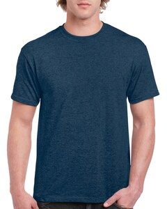 Gildan GN200 - Herren T-Shirt 100% Baumwolle Heather Navy
