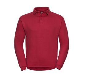 Russell JZ012 - Sweatshirt Col Polo Homme Classic Red