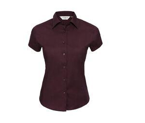 Russell Collection JZ47F - Damen Fitted Bluse Port
