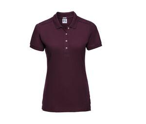 Russell JZ565 - Women's Cotton Polo Shirt Burgundy