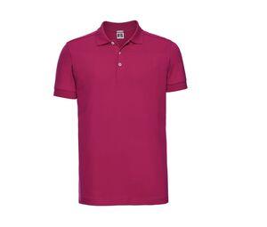 Russell JZ566 - Men's Cotton Polo Shirt Fuchsia