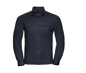 Russell Collection JZ918 - Camisa De Homem Sleeve Shirt - Long Sleeve