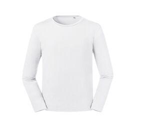 RUSSELL RU100M - T-shirt organique manches longues homme White