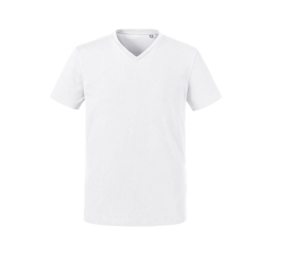 RUSSELL RU103M - Men's organic V-neck T-shirt