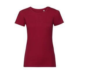 RUSSELL RU108F - Organic T-shirt woman Classic Red